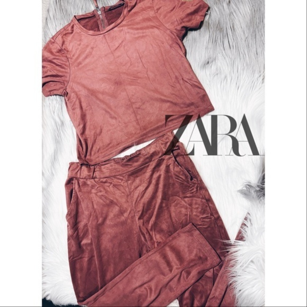 Zara top and pants matching set